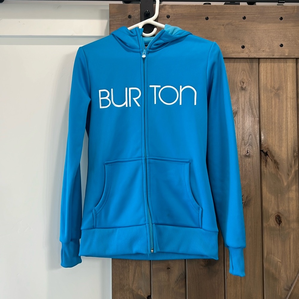 Burton zip up sweatshirt